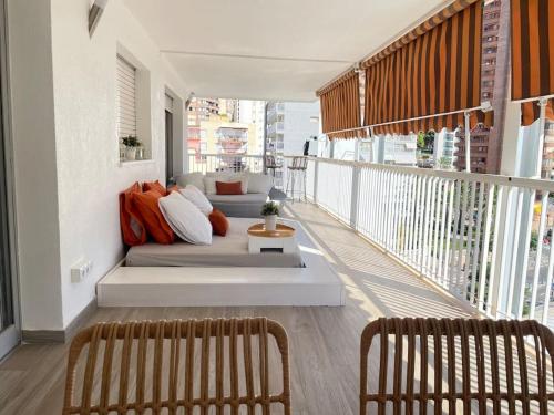 Apart NOIR. Fabulosa terraza con vistas al mar 2hb