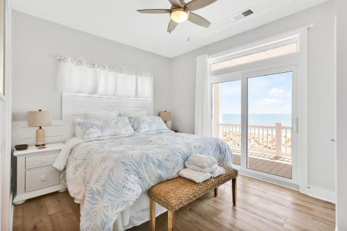 Postel nebo postele na pokoji v ubytování Seaclusion