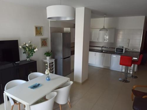 Eldhús eða eldhúskrókur á Apartamento Bajamar Tenerife