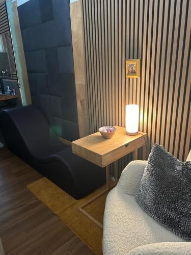 Χώρος καθιστικού στο Haus mit Sauna am Waldrand - Nähe Brombachsee Altmühlsee