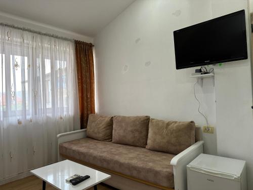 Televízia a/alebo spoločenská miestnosť v ubytovaní Private house for daily rent