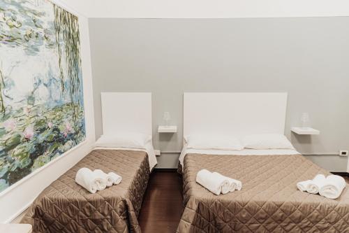 Cama o camas de una habitación en B&B Art