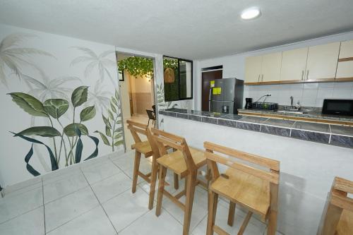 Kuchyň nebo kuchyňský kout v ubytování Casa Host 72