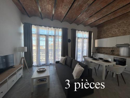 Dapur atau dapur kecil di Residence "A Torbia" , 4 appartements de 2 à 6 personnes