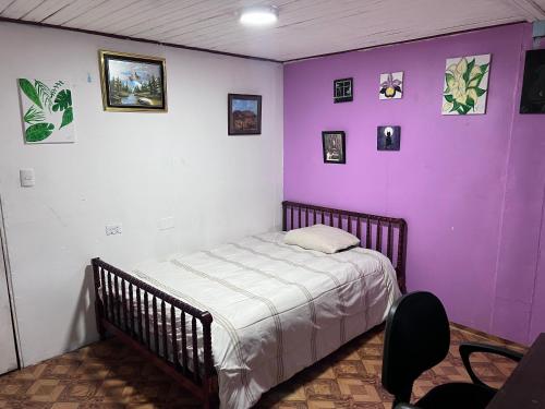 Cama ou camas em um quarto em Comfy Private Room - Costa Rica