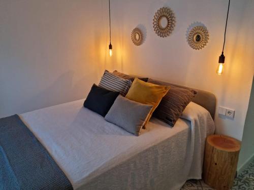 Postel nebo postele na pokoji v ubytování Romántico apartamento en el centro de Vejer