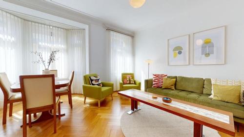 Zona de estar de Unique Serviced Living @ Wettstein Turnerstrasse