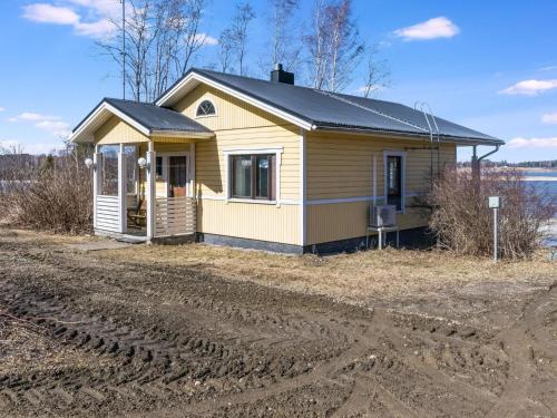a house being constructed with a dirt lot at Holiday Home Villa-lyydia by Interhome in Niemikylät