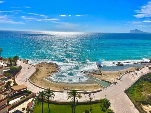Blue armchair with sea view Apartment in Calpe