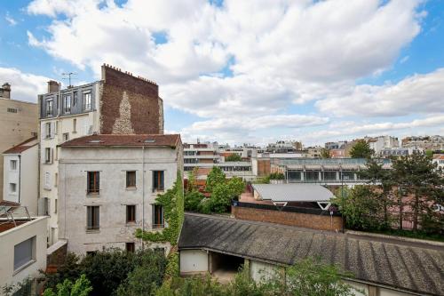 une vue depuis le toit d'un immeuble dans l'établissement Boulogne Billancourt - Chateau 1 bdr, à Boulogne-Billancourt