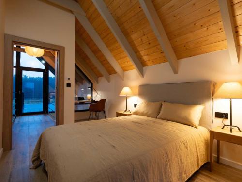 Ένα ή περισσότερα κρεβάτια σε δωμάτιο στο Rodzone Dolina