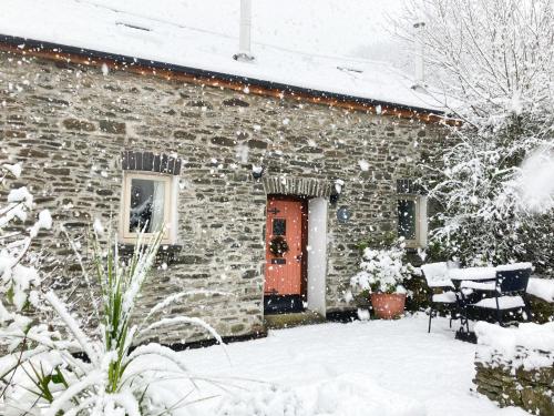Coedmor Cottages v zimě