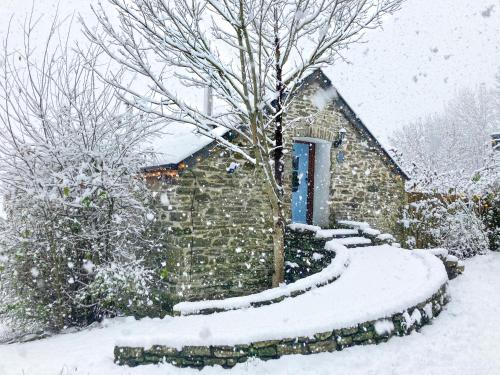 Coedmor Cottages v zimě