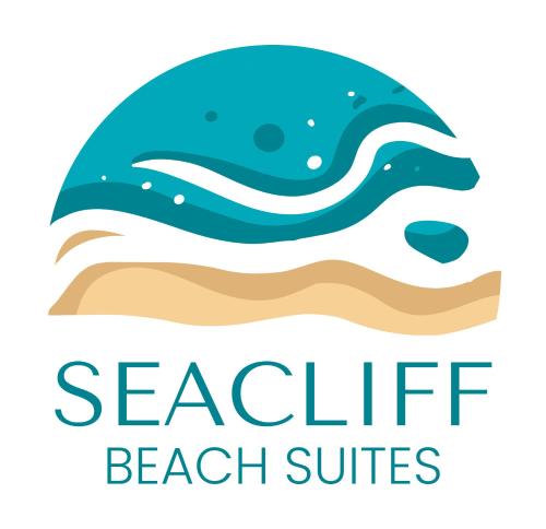a logo for a beach resort with the ocean and waves at Cliffside Suite #3 - Seacliff Beach Suites in Leamington