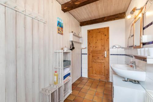 Ένα μπάνιο στο Ferienwohnung Milla