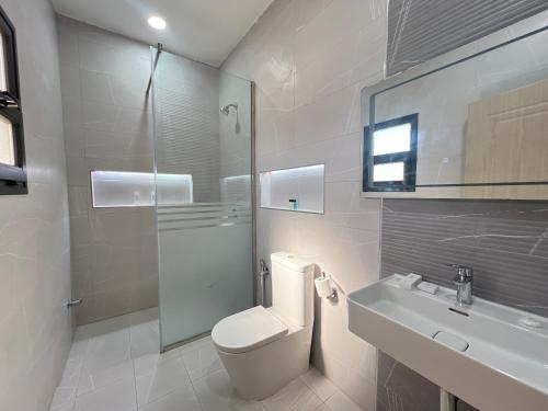 Koupelna v ubytování ALSALAM Hostels نزل السلام