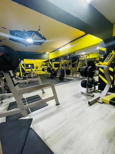 Fitness centrum a/nebo fitness zařízení v ubytování Niagara Hotel
