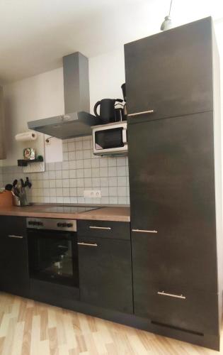 Hawis Apartments by Hermann Weissにあるキッチンまたは簡易キッチン