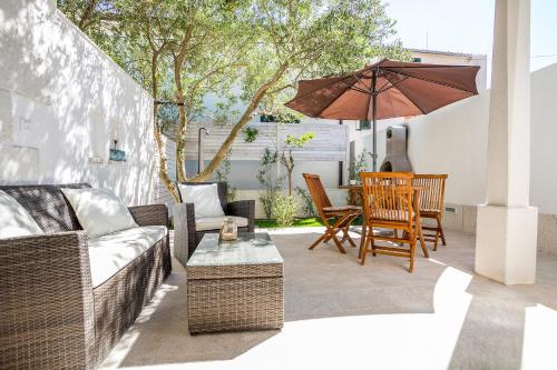 Posezení v ubytování Zlatni Bol Apartments
