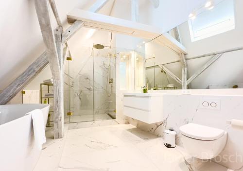 Koupelna v ubytování Boutique Hotel Krone München