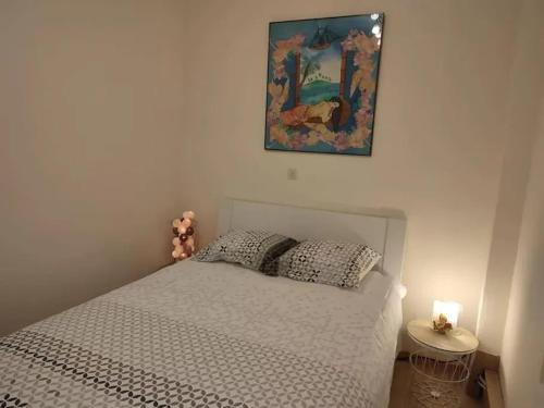 Postel nebo postele na pokoji v ubytování Comfortable Apartment in Namur – 38 sqm – Terrace