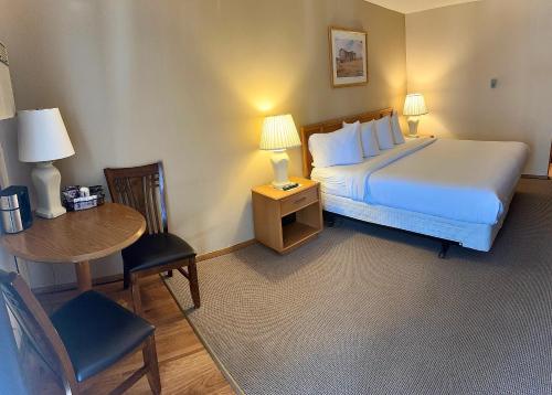 Ένα ή περισσότερα κρεβάτια σε δωμάτιο στο The Lodge at Leathem Smith