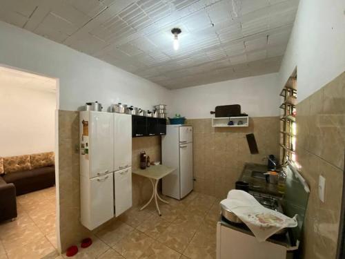 Η κουζίνα ή μικρή κουζίνα στο Casa das orquídeas