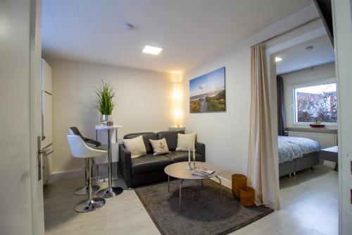 Ένα ή περισσότερα κρεβάτια σε δωμάτιο στο Nautic Lounge - Beach House 2