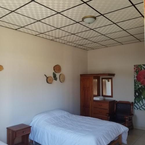 cabanas las molasにあるベッド