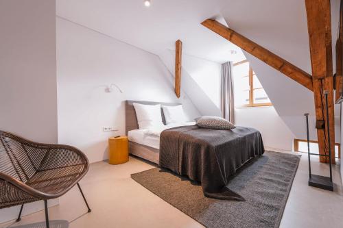 Ένα ή περισσότερα κρεβάτια σε δωμάτιο στο 4 Personen Apartment 47