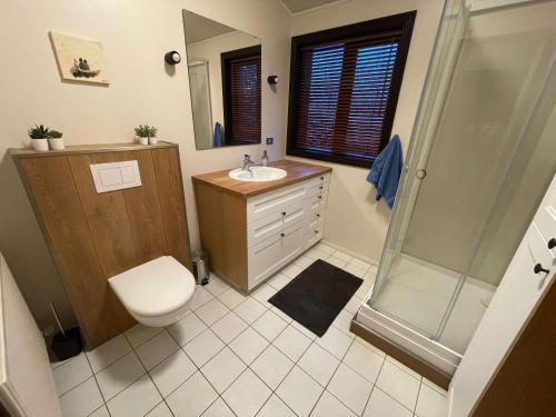 Ванная комната в Hvolsvollur Central Apartment