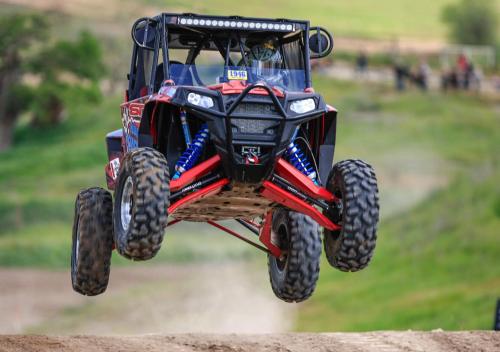 a atv doing a jump in the dirt at Folsom Old Town Escape in Folsom