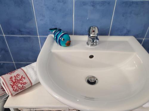 Koupelna v ubytování B&B da Nuccia Villasimius