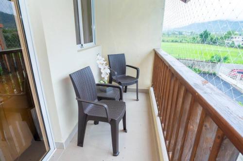 Zona de estar de Luxury Sky Blue
