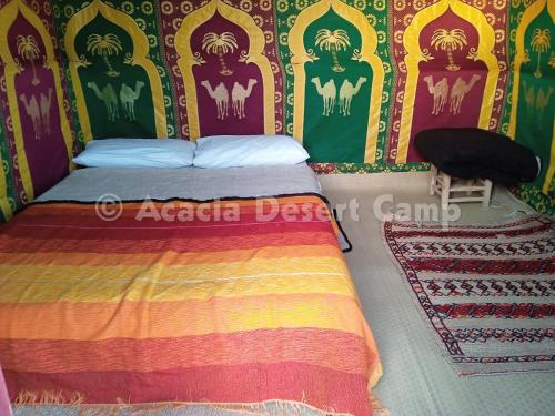 Cama o camas de una habitación en Acacia Desert Camp