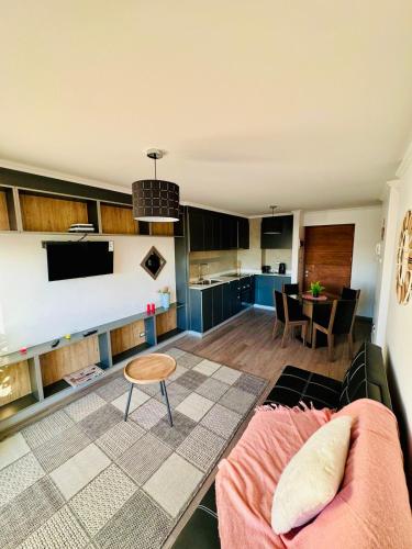 TV a/nebo společenská místnost v ubytování Confortable Dpto 2D y 2 baños