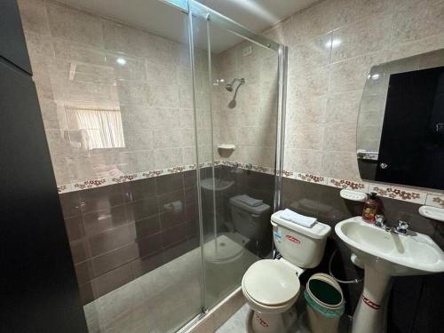 Ванная комната в Departamento condominio privado