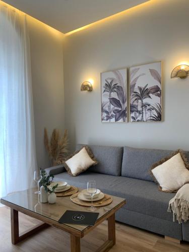 Χώρος καθιστικού στο Aljara Suites