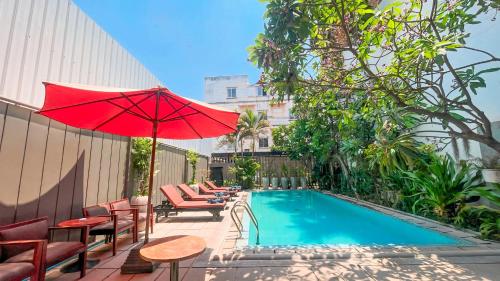Kolam renang di atau dekat dengan Dusit Hotel Siem Reap