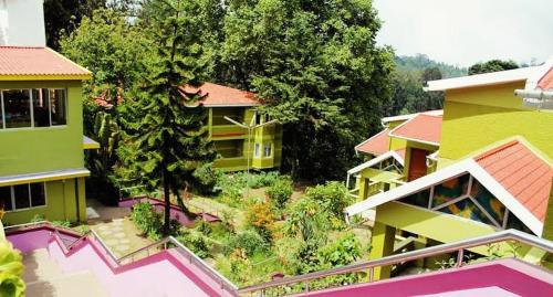 科代卡那的住宿－Mookambigai Residency，花园别墅的顶部景致