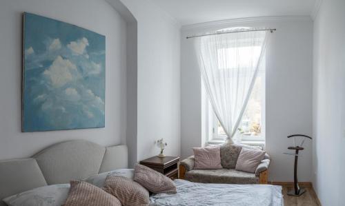 Postel nebo postele na pokoji v ubytování Apartmány Leopard