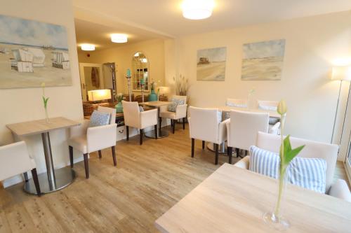 Ruang duduk di Das Frühstückshotel Sankt Peter-Ording