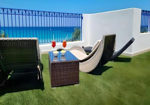 Χώρος καθιστικού στο Hotel Egitarso Sul Mare