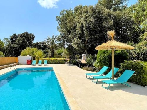 Strandnahe Finca mit Pool, Wifi, Klima, Heizung, Tischtennis, Trampolin in Alcudia