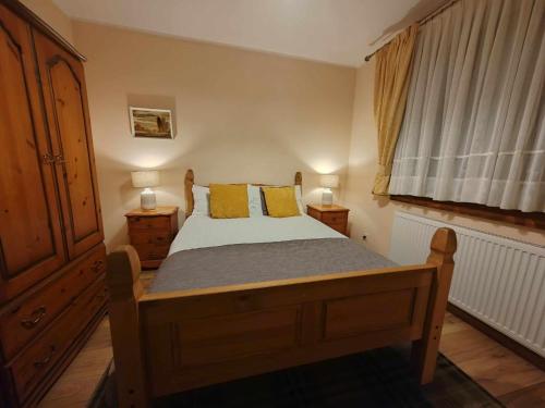 Postel nebo postele na pokoji v ubytování Excelent 1-Bed Apartment in Rzeszow as ideal base