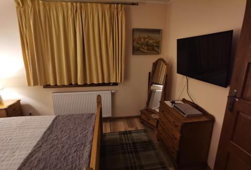 TV a/nebo společenská místnost v ubytování Excelent 1-Bed Apartment in Rzeszow as ideal base
