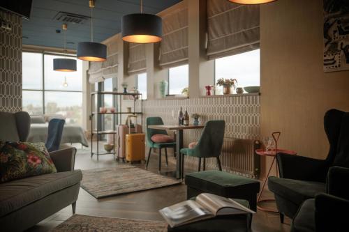 Un lugar para sentarse en Hotel Beethoven