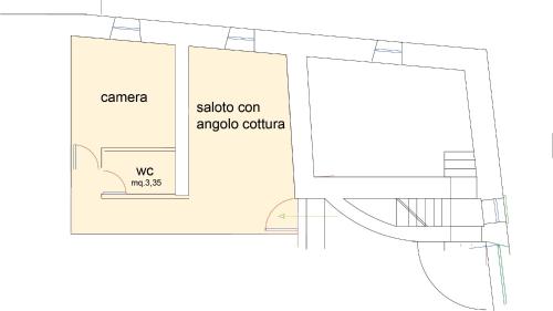 a schematic diagram of the experimental facility at Casa Vacanze Antico Poggio in Poggio San Giovanni