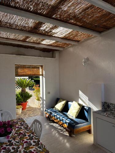Zona de estar de Trullo in vigna