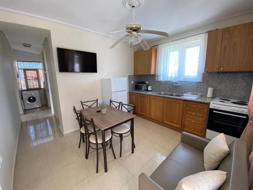 Kuchyň nebo kuchyňský kout v ubytování Pegasus Rooms